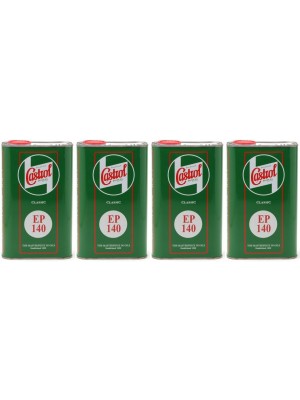 Castrol Classic EP SAE 140 Extreme Pressure API GL 4 Getriebeöl 4x 1l = 4 Liter