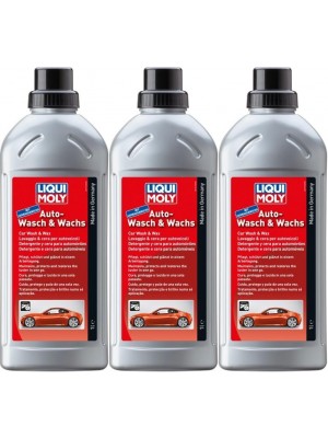 Liqui Moly 1542 Auto-Wasch & Wachs 3x 1l = 3 Liter