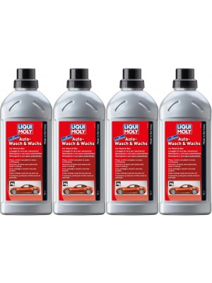 Liqui Moly 1542 Auto-Wasch & Wachs 4x 1l = 4 Liter