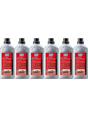 Liqui Moly 1542 Auto-Wasch & Wachs 6x 1l = 6 Liter