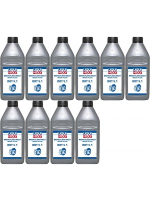 Liqui Moly 21162 Bremsflüssigkeit DOT 5.1 10x 1l = 10 Liter