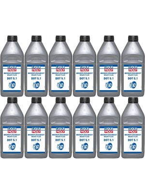 Liqui Moly 21162 Bremsflüssigkeit DOT 5.1 12x 1l = 12 Liter