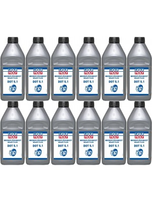 Liqui Moly 21162 Bremsflüssigkeit DOT 5.1 12x 1l = 12 Liter