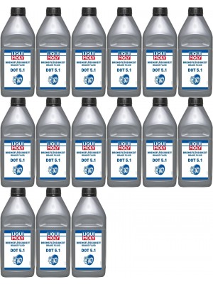 Liqui Moly 21162 Bremsflüssigkeit DOT 5.1 15x 1l = 15 Liter