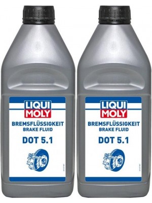 Liqui Moly 21162 Bremsflüssigkeit DOT 5.1 2x 1l = 2 Liter