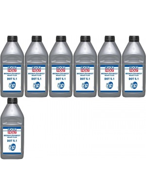 Liqui Moly 21162 Bremsflüssigkeit DOT 5.1 7x 1l = 7 Liter