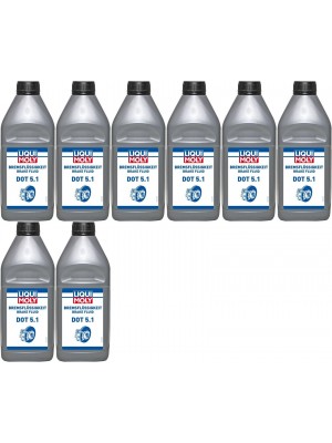 Liqui Moly 21162 Bremsflüssigkeit DOT 5.1 8x 1l = 8 Liter