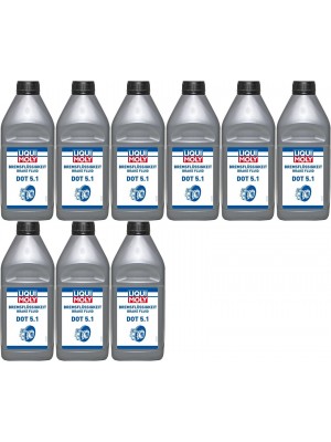 Liqui Moly 21162 Bremsflüssigkeit DOT 5.1 9x 1l = 9 Liter