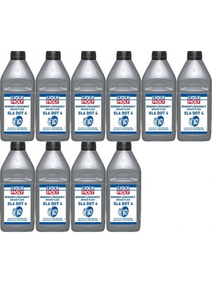 Liqui Moly 21168 Bremsflüssigkeit SL6 DOT 4 10x 1l = 10 Liter