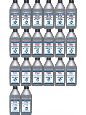 Liqui Moly 21168 Bremsflüssigkeit SL6 DOT 4 20x 1l = 20 Liter