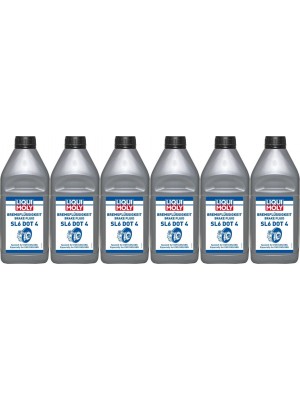 Liqui Moly 21168 Bremsflüssigkeit SL6 DOT 4 6x 1l = 6 Liter