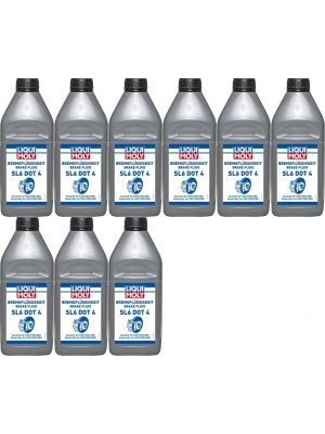 Liqui Moly 21168 Bremsflüssigkeit SL6 DOT 4 9x 1l = 9 Liter