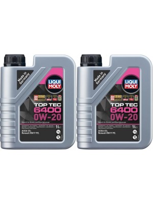 Liqui Moly 21584 Top Tec 6400 0W-20 2x 1l = 2 Liter