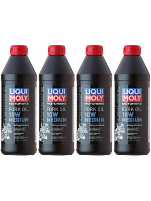 Liqui Moly 2715 Motorbike Fork Oil 10W medium Gabelöl 4x 1l = 4 Liter