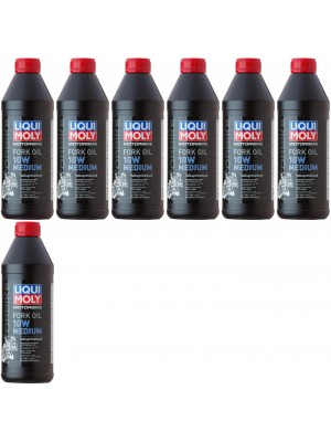 Liqui Moly 2715 Motorbike Fork Oil 10W medium Gabelöl 7x 1l = 7 Liter