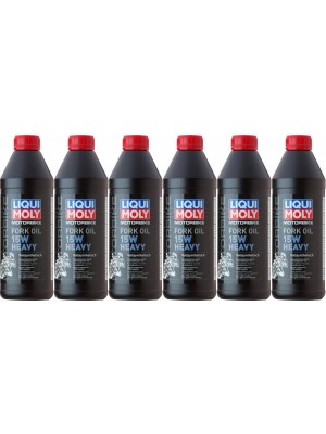 Liqui Moly 2717 Motorbike Fork Oil 15W heavy Gabelöl 6x 1l = 6 Liter