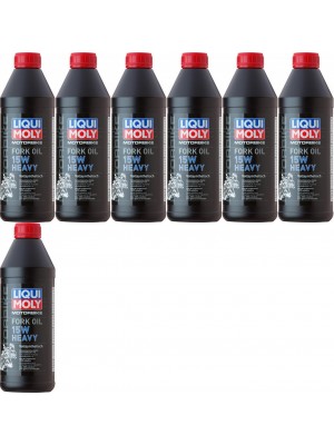 Liqui Moly 2717 Motorbike Fork Oil 15W heavy Gabelöl 7x 1l = 7 Liter