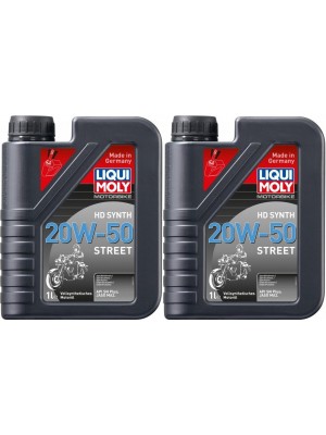 Liqui Moly 3816 Motorbike HD Synth 20W-50 Street 2x 1l = 2 Liter
