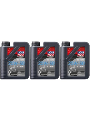 Liqui Moly 3816 Motorbike HD Synth 20W-50 Street 3x 1l = 3 Liter