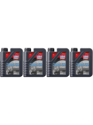 Liqui Moly 3816 Motorbike HD Synth 20W-50 Street 4x 1l = 4 Liter