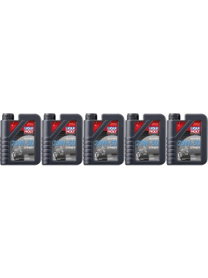 Liqui Moly 3816 Motorbike HD Synth 20W-50 Street 5x 1l = 5 Liter