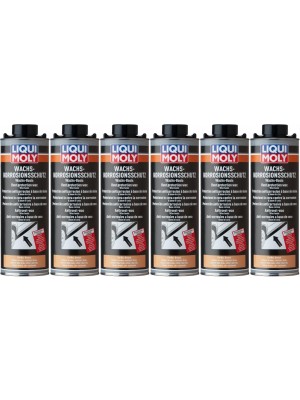 Liqui Moly 6104 Wachs-Korrosions-Schutz braun/transparent 6x 1l = 6 Liter