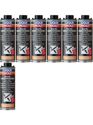 Liqui Moly 6104 Wachs-Korrosions-Schutz braun/transparent 7x 1l = 7 Liter