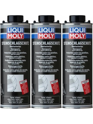 Liqui Moly 6110 Steinschlagschutz schwarz 3x 1l = 3 Liter