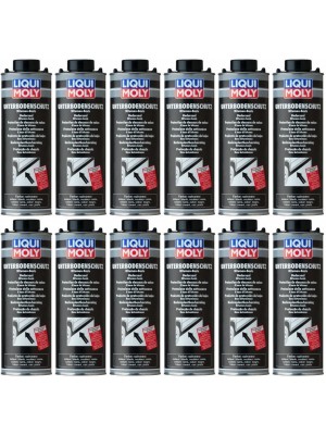 Liqui Moly 6112 Unterbodenschutz Bitumen schwarz 12x 1l = 12 Liter