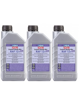 Liqui Moly 6924 Coolant Ready Mix RAF12+ 3x 1l = 3 Liter