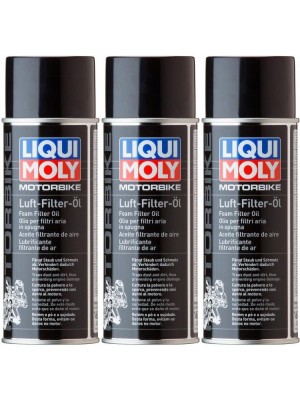 Liqui Moly 1604 Motorbike Luftfilteröl (Spray) 3x 400 Milliliter