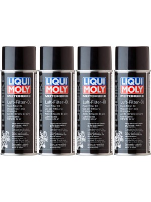 Liqui Moly 1604 Motorbike Luftfilteröl (Spray) 4x 400 Milliliter
