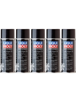 Liqui Moly 1604 Motorbike Luftfilteröl (Spray) 5x 400 Milliliter