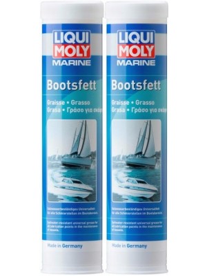 Liqui Moly 25043 Marine Bootsfett Fett Kartusche 2x 400 Gramm