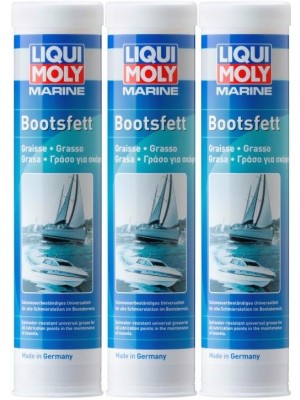 Liqui Moly 25043 Marine Bootsfett Fett Kartusche 3x 400 Gramm