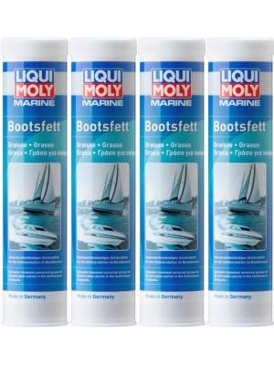 Liqui Moly 25043 Marine Bootsfett Fett Kartusche 4x 400 Gramm