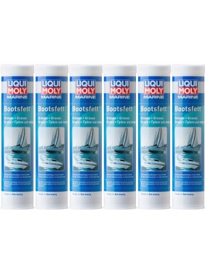 Liqui Moly 25043 Marine Bootsfett Fett Kartusche 6x 400 Gramm