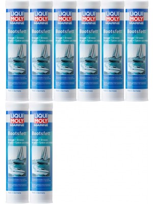 Liqui Moly 25043 Marine Bootsfett Fett Kartusche 8x 400 Gramm