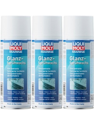 Liqui Moly 25053 Marine Glanz-Sprühwachs 3x 400 Milliliter