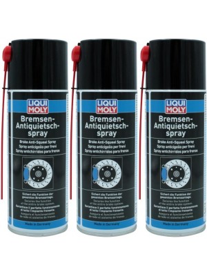 Liqui Moly 3079 Bremsen-Antiquietschspray 3x 400 Milliliter