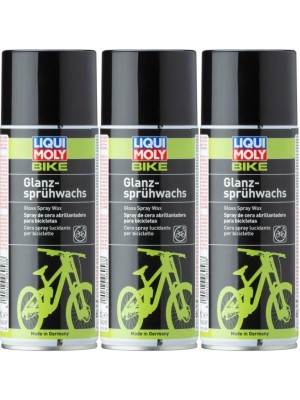 Liqui Moly 6058 Bike Glanz-Sprühwachs 3x 400 Milliliter