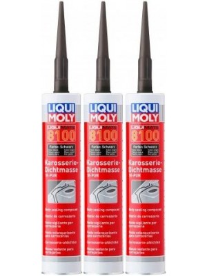 Liqui Moly 6146 Liquimate 8100 1K-PUR schwarz 3x 300 Milliliter