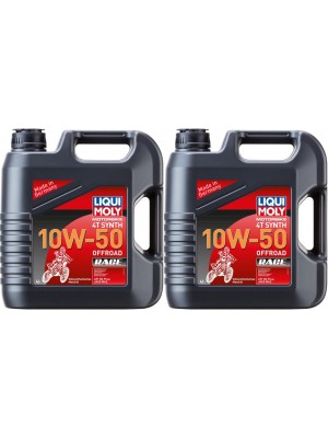 Liqui Moly 3052 Motorbike 4T Synth 10W-50 Offroad Race 2x 4l = 8 Liter