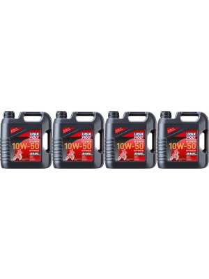 Liqui Moly 3052 Motorbike 4T Synth 10W-50 Offroad Race 4x 4l = 16 Liter