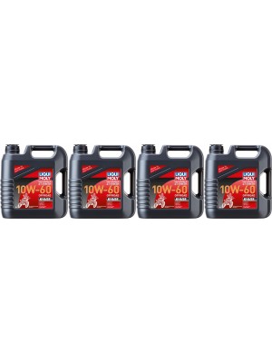 Liqui Moly 3054 Motorbike 4T Synth 10W-60 Offroad Race 4x 4l = 16 Liter