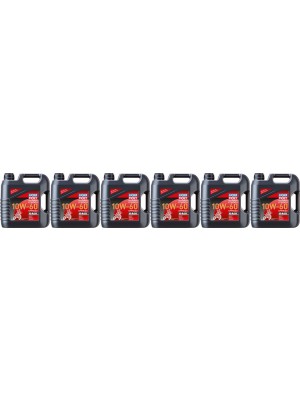 Liqui Moly 3054 Motorbike 4T Synth 10W-60 Offroad Race 6x 4l = 24 Liter
