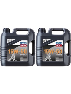 Liqui Moly 3058 Motorbike 4T 15W-50 Offroad 2x 4l = 8 Liter