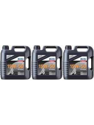 Liqui Moly 3058 Motorbike 4T 15W-50 Offroad 3x 4l = 12 Liter