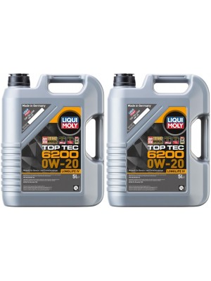 Liqui Moly 20781 Top Tec 6200 0W-20 2x 5 = 10 Liter