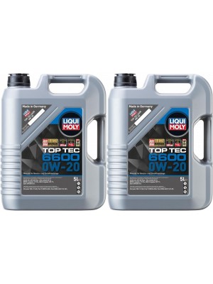 Liqui Moly 21441 Top Tec 6600 0W-20 2x 5 = 10 Liter